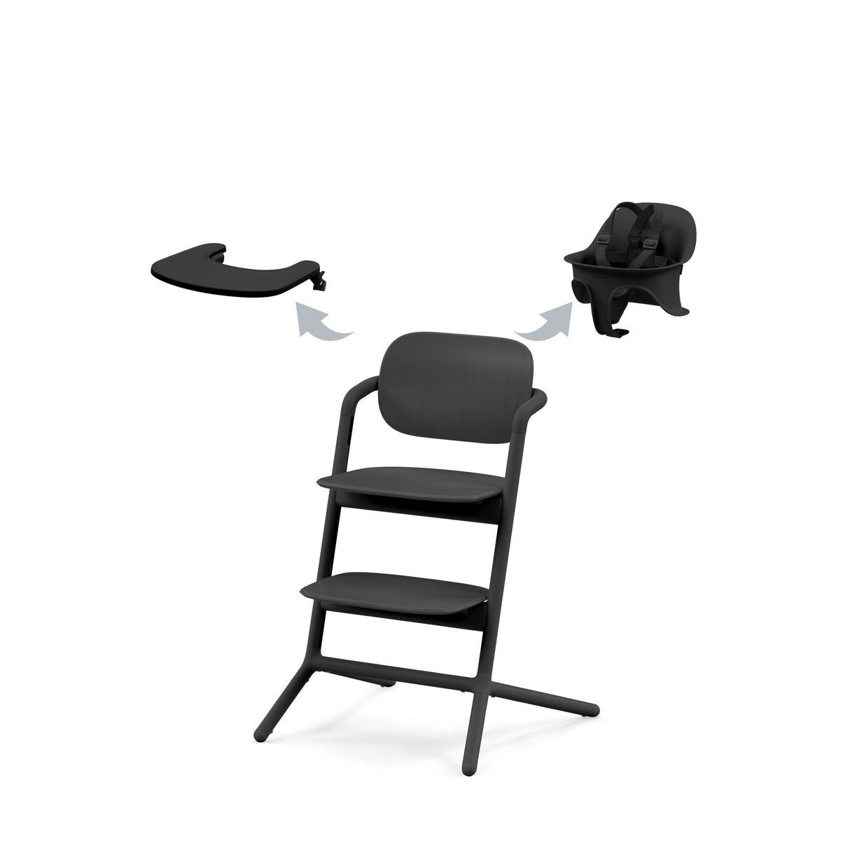 CYBEX LEMO 2 High Chair 3-in-1 Set - Stunning Black