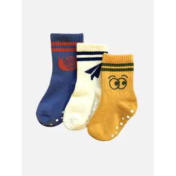 Ribbed Grip Sock 1-3Y