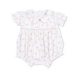 Dainty Buds and Bows - Classic Puff Sleeve Babydoll Bubble