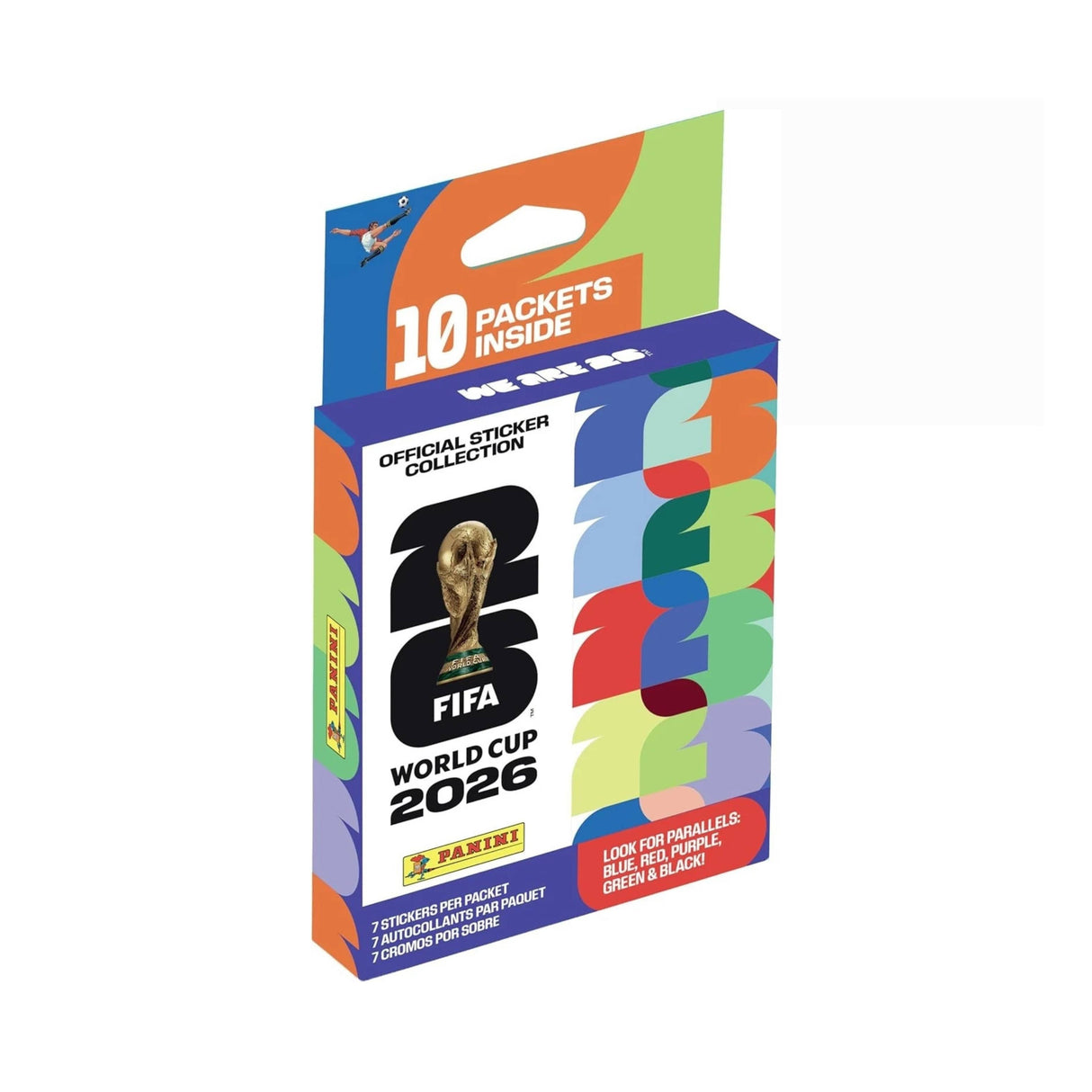 2026 Panini World Cup Soccer Sticker 10Ct. Hanger Pack