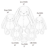 Tiny Nibble 8" Bunny - Cream