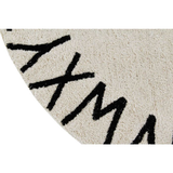 Round Abc Natural-Black