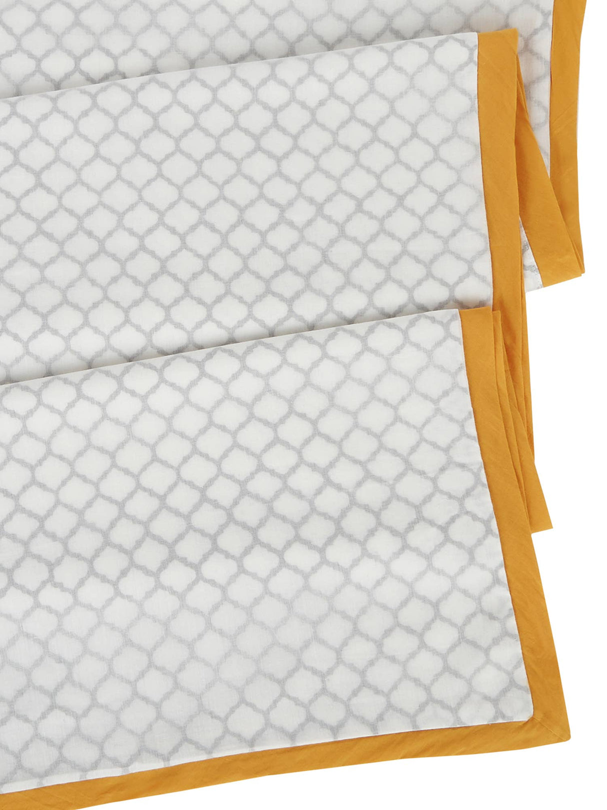 Receiving/Stroller Blanket: Handmade, Block-Printed Cotton