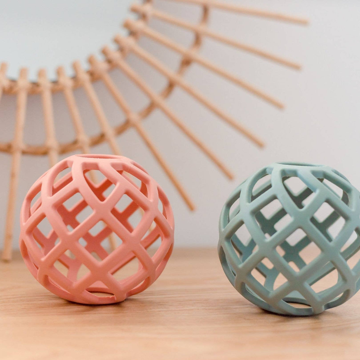 Eco-Friendly Silicone Teether Ball | Ocean