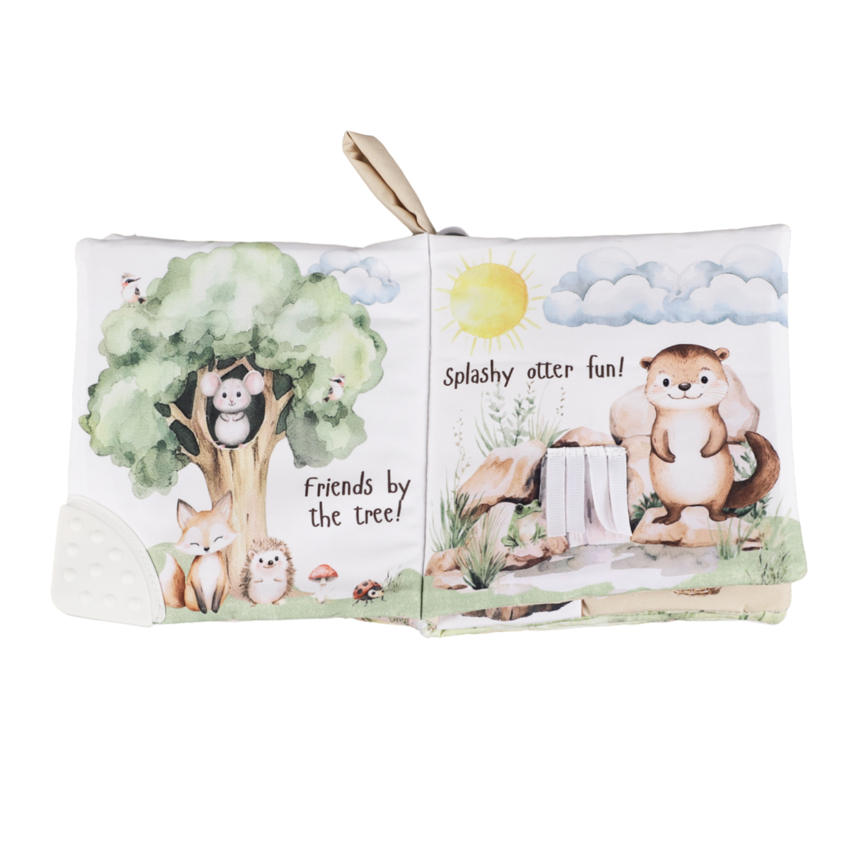 Forest Friends – 10-Page Crinkle Cloth Book for Toddlers