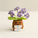 Handmade Knitted Potted Plants Cotton Desk Decor