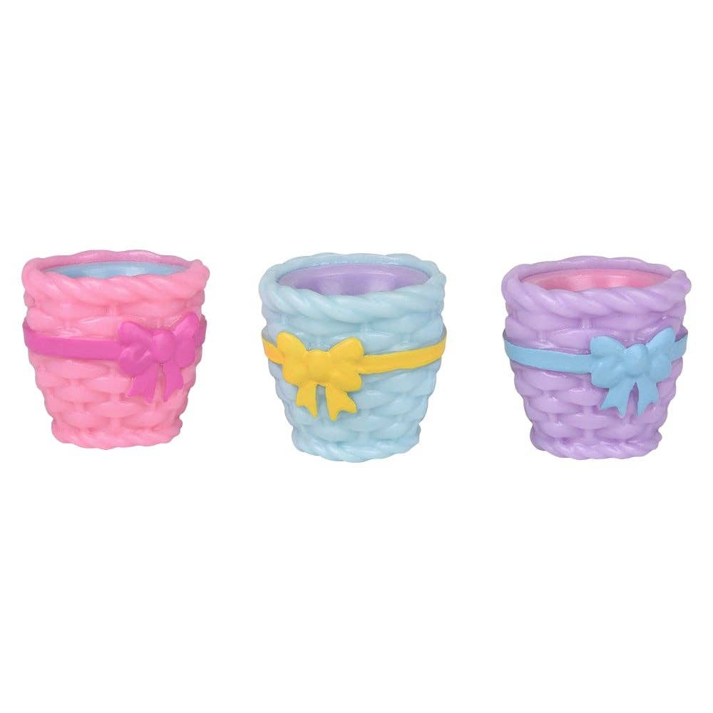 Squeezy Pop Up Bunny In Easter Basket 3" 12/disp - LLB Toys