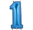 34"PKG NUMBER BLUE MEGALOON