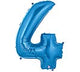 34"PKG NUMBER BLUE MEGALOON