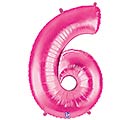 34"PKG NUMBER PINK