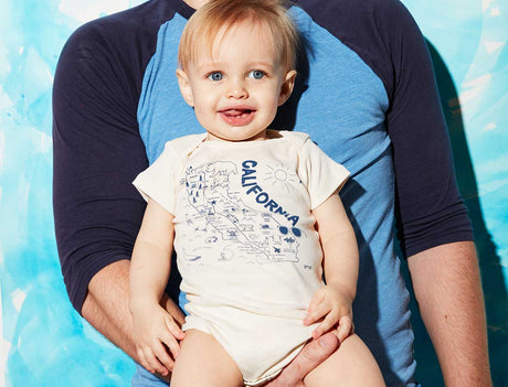 Boston Baby One-Piece – City Map, Organic Cotton, USA Made