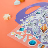 Reusable Space Puffy Sticker Activity Book For Kids