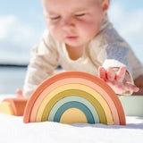 Silicone Rainbow Stacker | Cherry