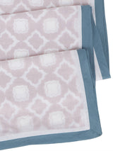 Receiving/Stroller Blanket: Handmade, Block-Printed Cotton