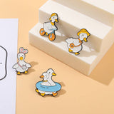 Duck Cute Metal Lapel Pin Unisex Animal Accessory
