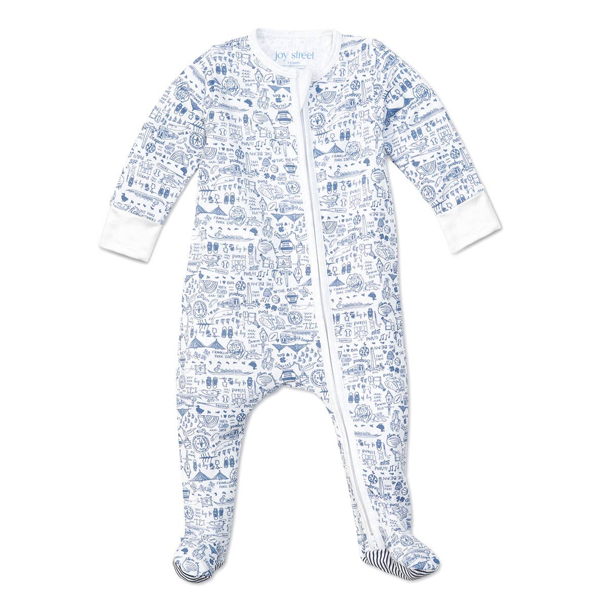 Boston Zip Baby Onesie