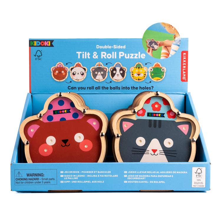 Kidoki Double Sided Tilt & Roll Puzzle
