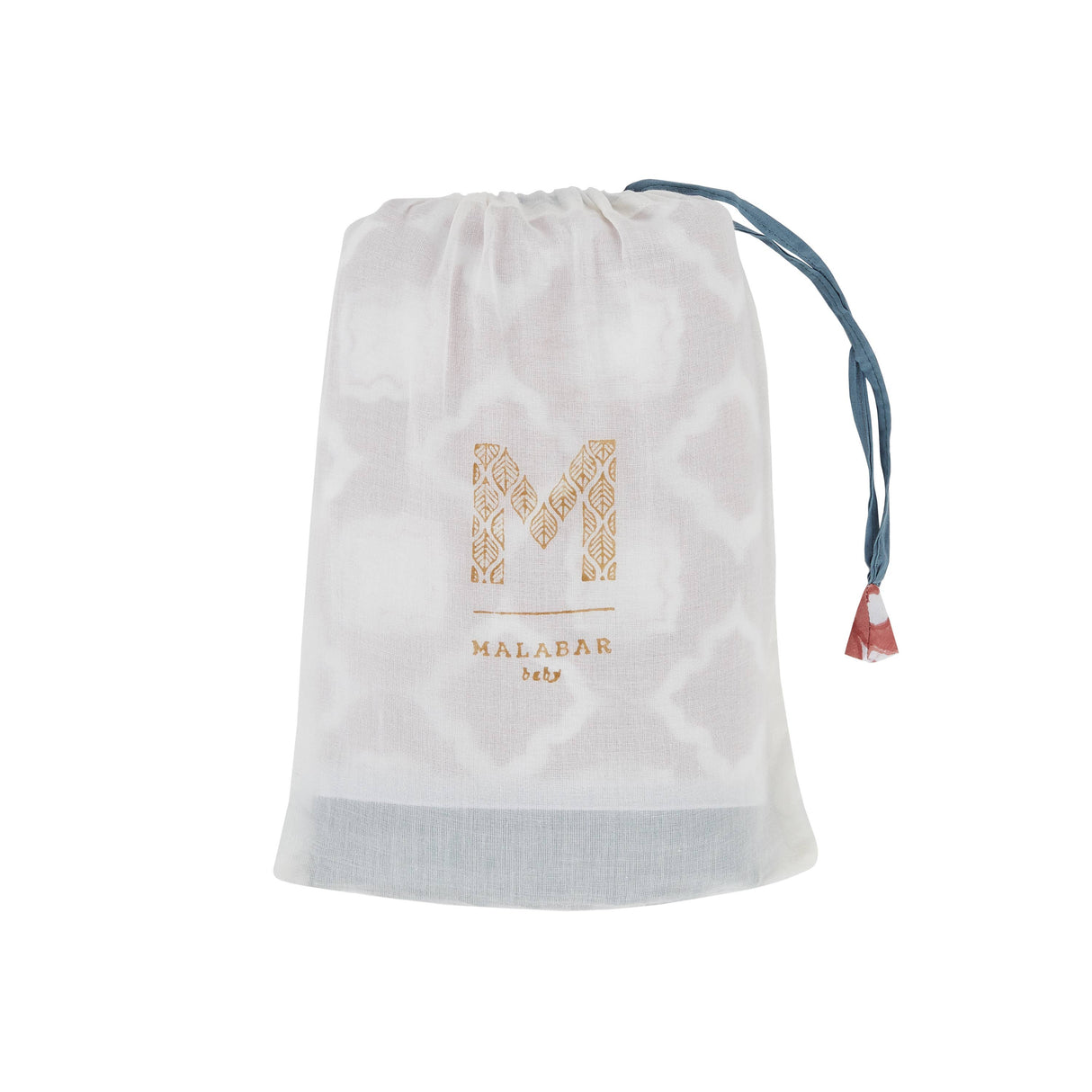 Receiving/Stroller Blanket: Handmade, Block-Printed Cotton