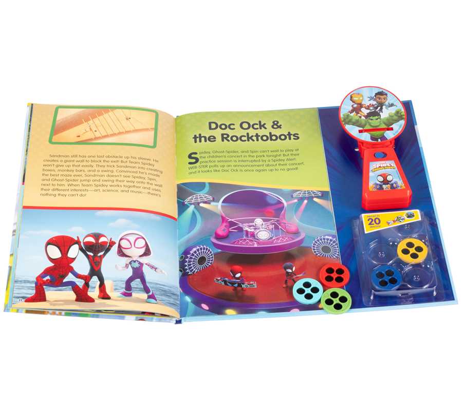 Marvel Spidey and His Amazing Friends: Movie Theater Storybook & Movie Projector by Grace Baranowski