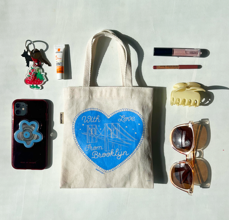 Boston Heart Tiny Tote