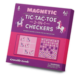 Magnetic Game - Tic Tac Toe & Checkers Unicorn