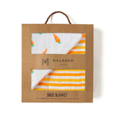 4-Layer All Season Reversible Blanket: Organic Cotton