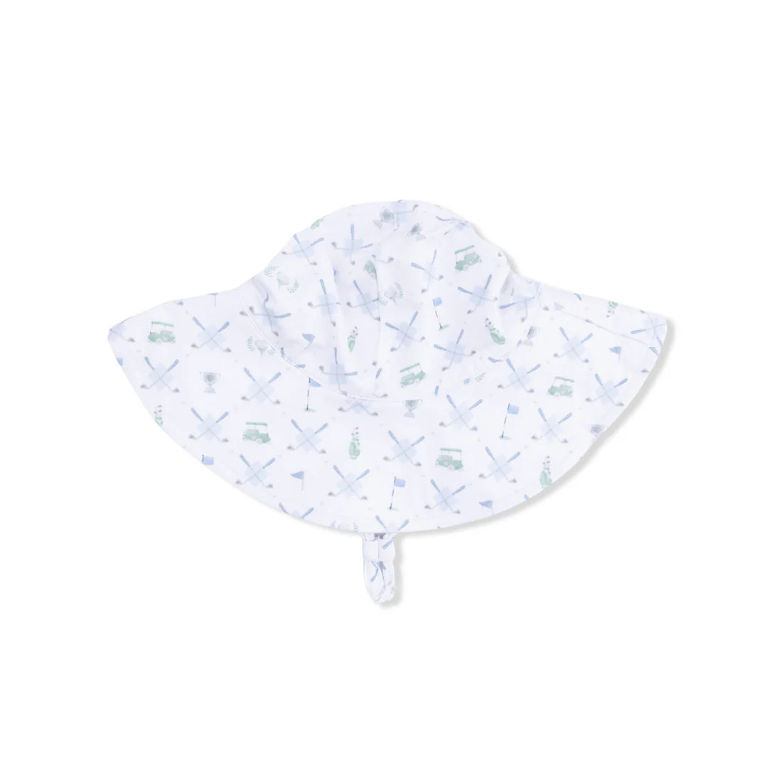 Golf Trellis Blue - Wide Brim Sun Hat