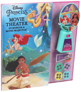 Disney Princess: Moana, Rapunzel, and Ariel Movie Theater Storybook & Movie Projector by