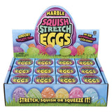 2.5" Squish And Stretch Marbleized Easter Egg  - LLB Toys