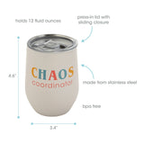Chaos Coordinator Mom Wine Tumbler