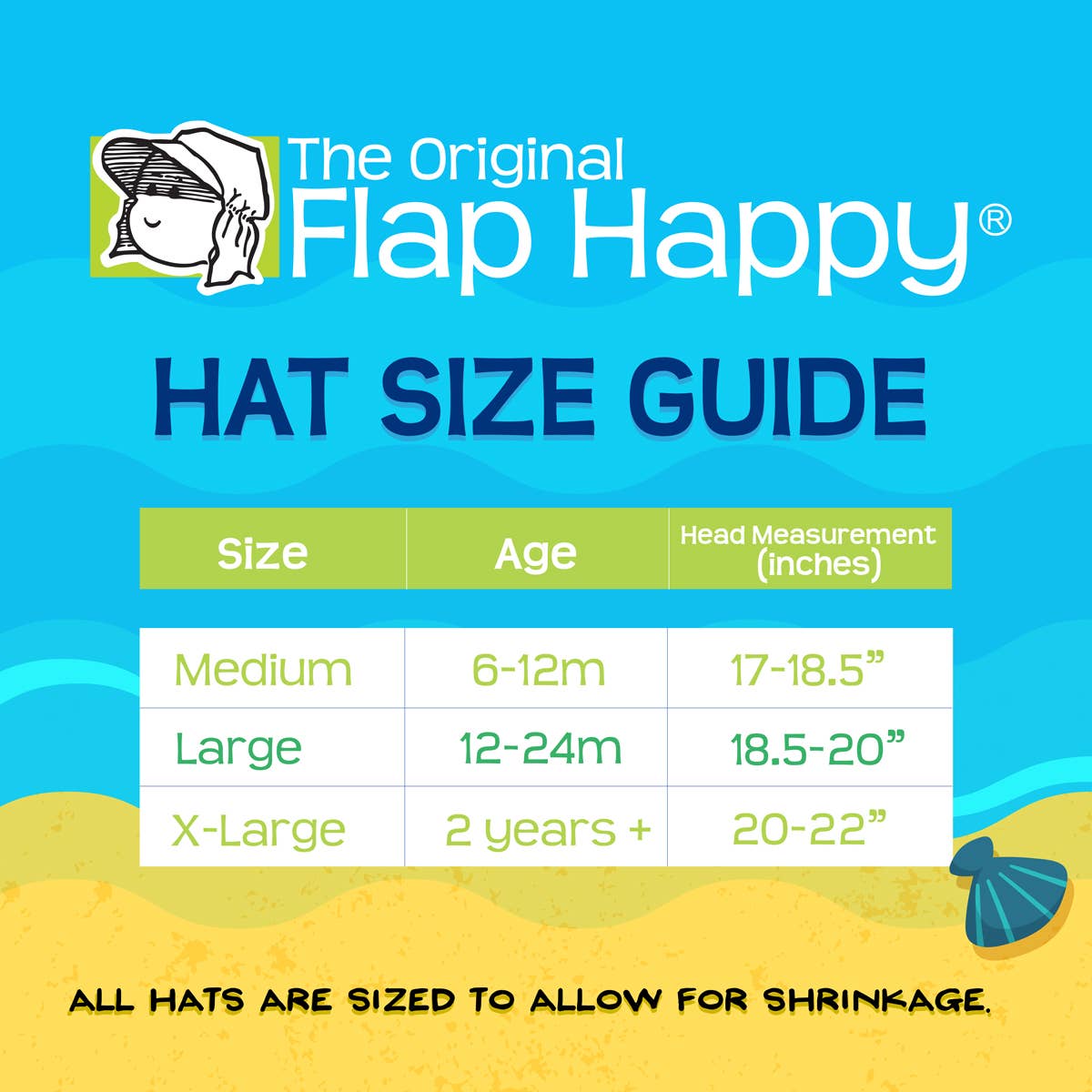 Kids UPF50+ Cam-Cam Cap for Boys and Girls