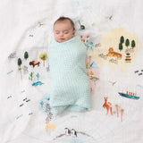 BOUTIQUE COTTON MUSLIN SWADDLE
