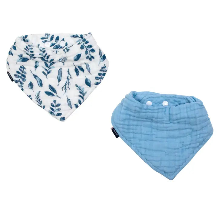 Bebe au Lait Classic Muslin Bandana Bib Set