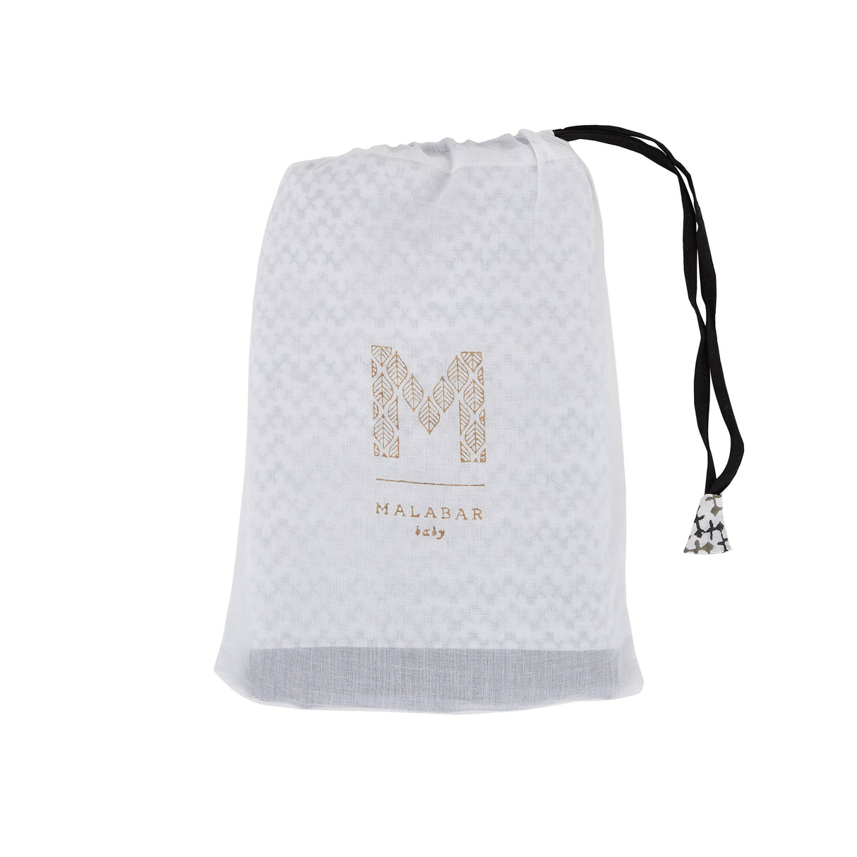 Receiving/Stroller Blanket: Handmade, Block-Printed Cotton