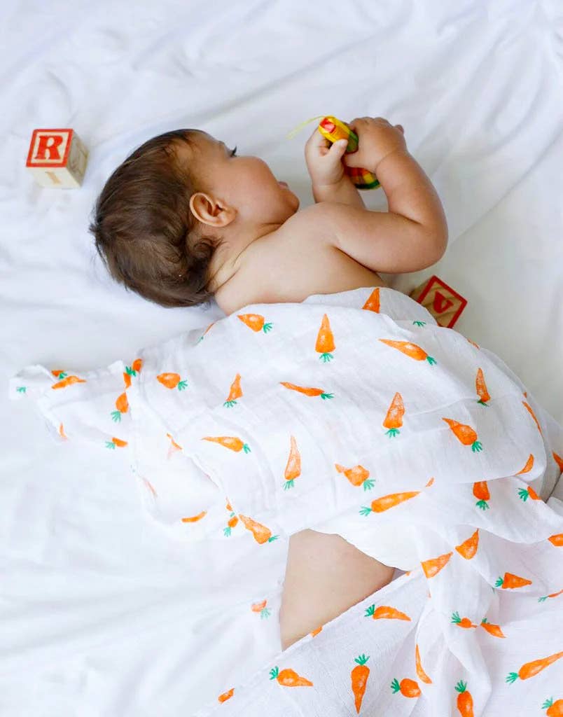 2-PC Swaddle Gift Set: GOTS Certified Organic Cotton Muslin