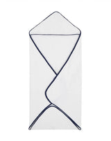LUXE Baby/Toddler Towel: Detailed Pom Pom Trim,Bamboo Cotton