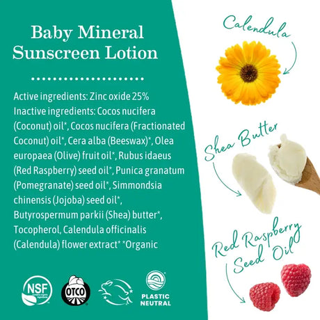 Baby Mineral Sunscreen Lotion - Spf 40