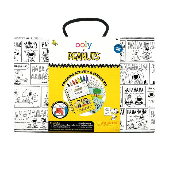 OOLY X Peanuts: Coloring Activity & Sticker Kit