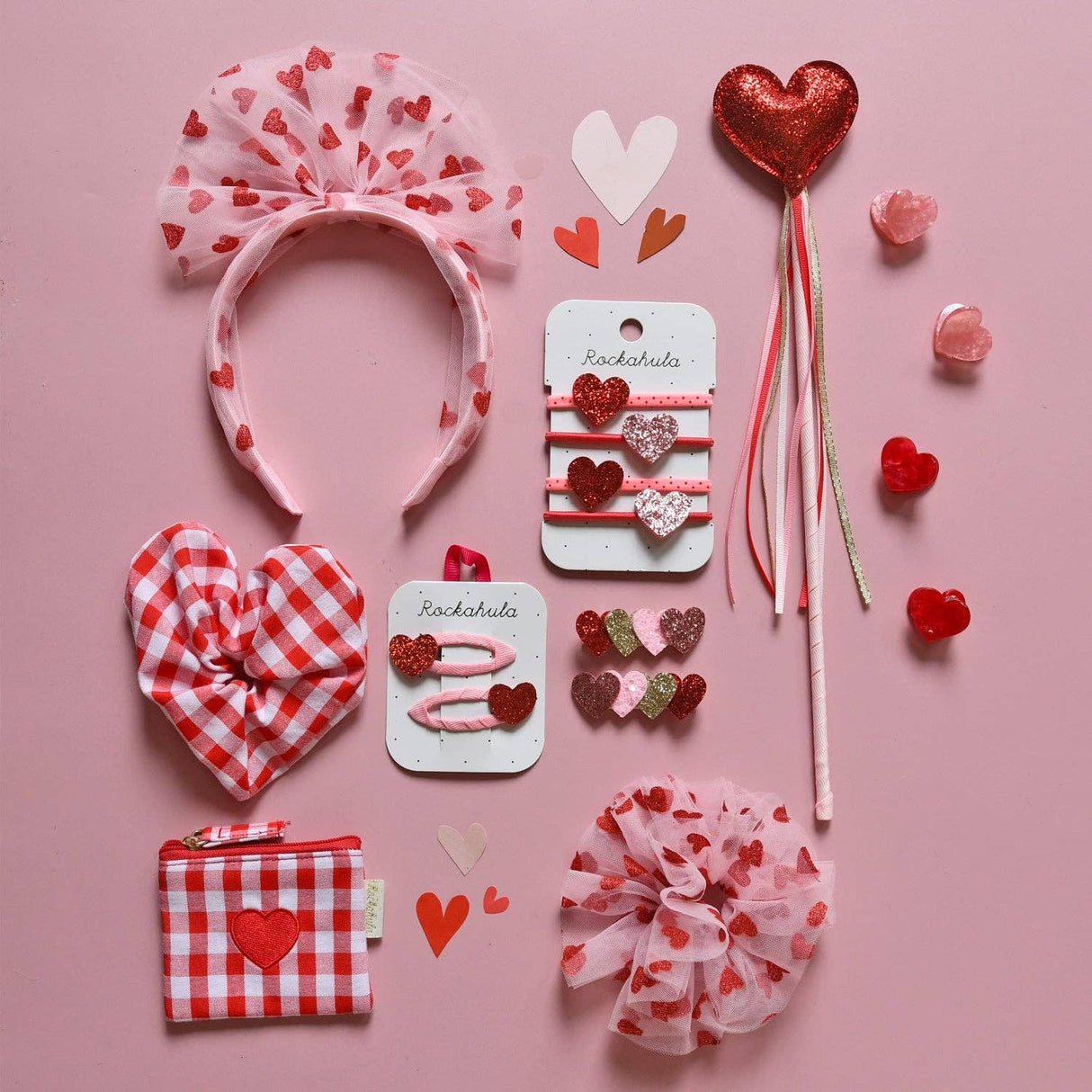 Sweet Hearts Tulle Headband
