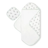 Elephant Hooded Baby Towel and Washcloth Set