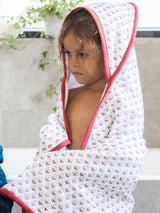 Hooded Towel: Handmade, Block-Printed Cotton, Baby/Toddler