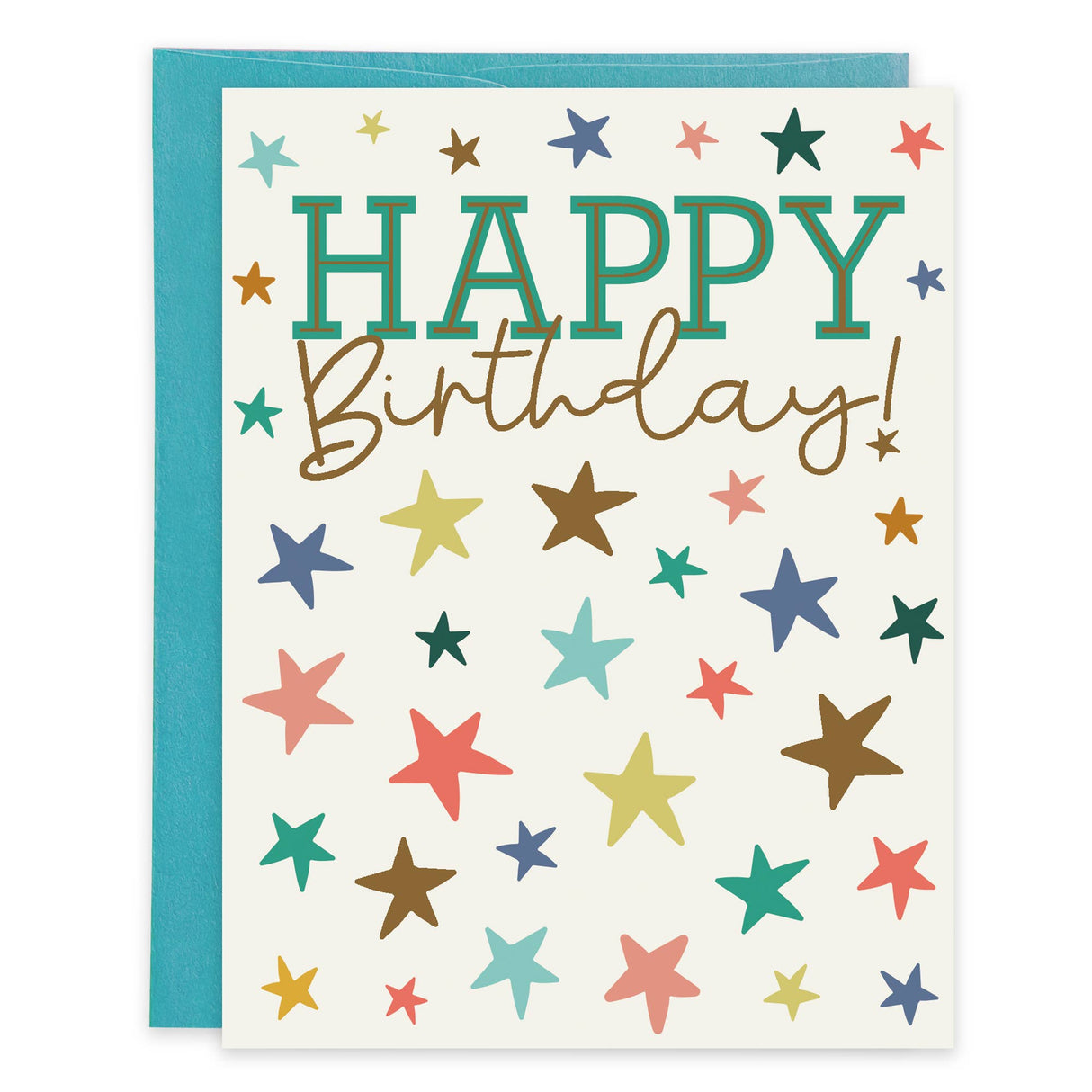 Birthday Greeting Card - Birthday Stars