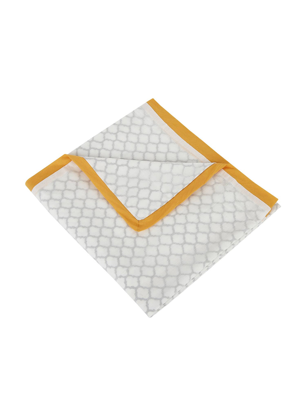Receiving/Stroller Blanket: Handmade, Block-Printed Cotton