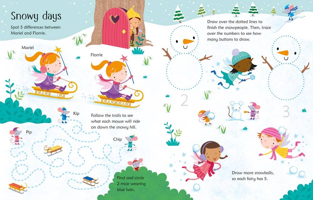 Wipe-Clean Fairy Activities : Usborne