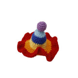 Colorful Princess Crochet Hat Hair Clip Handmade Hair Accessory