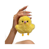 Cute Plush Baby Chick Keychain Animal Doll Cartoon Hanging Pendant