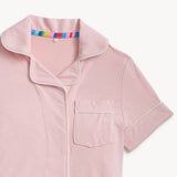 BLUSH PINK RF MAGNET S/S LNG PNT PJ PIPPING