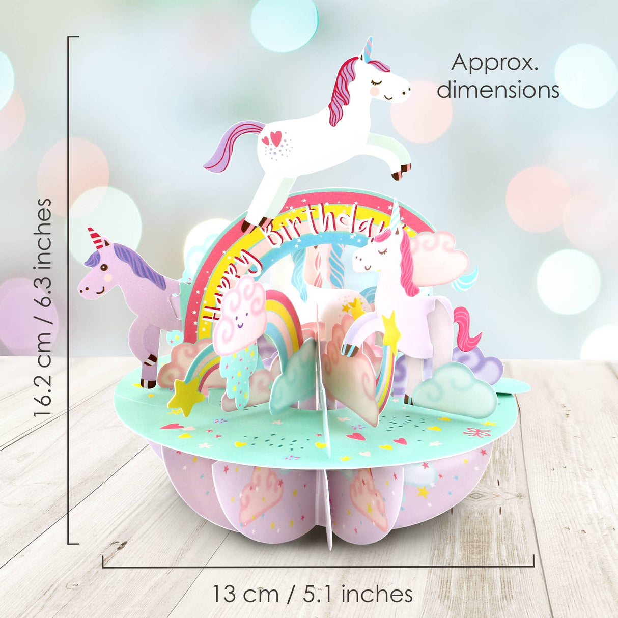 Santoro Pirouette Birthday Unicorn