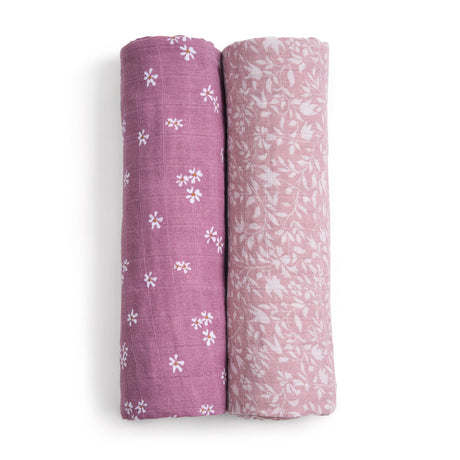 Aden + Anais organic cotton muslin swaddle blanket 2 pack