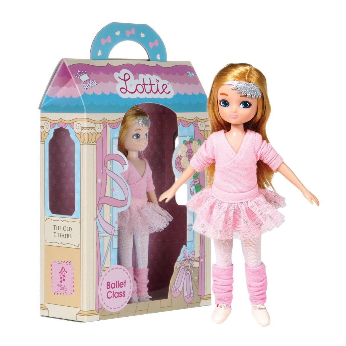 Ballet Class plush doll with posable limbs for kids, encourages creative dance storytelling and motor skill development.